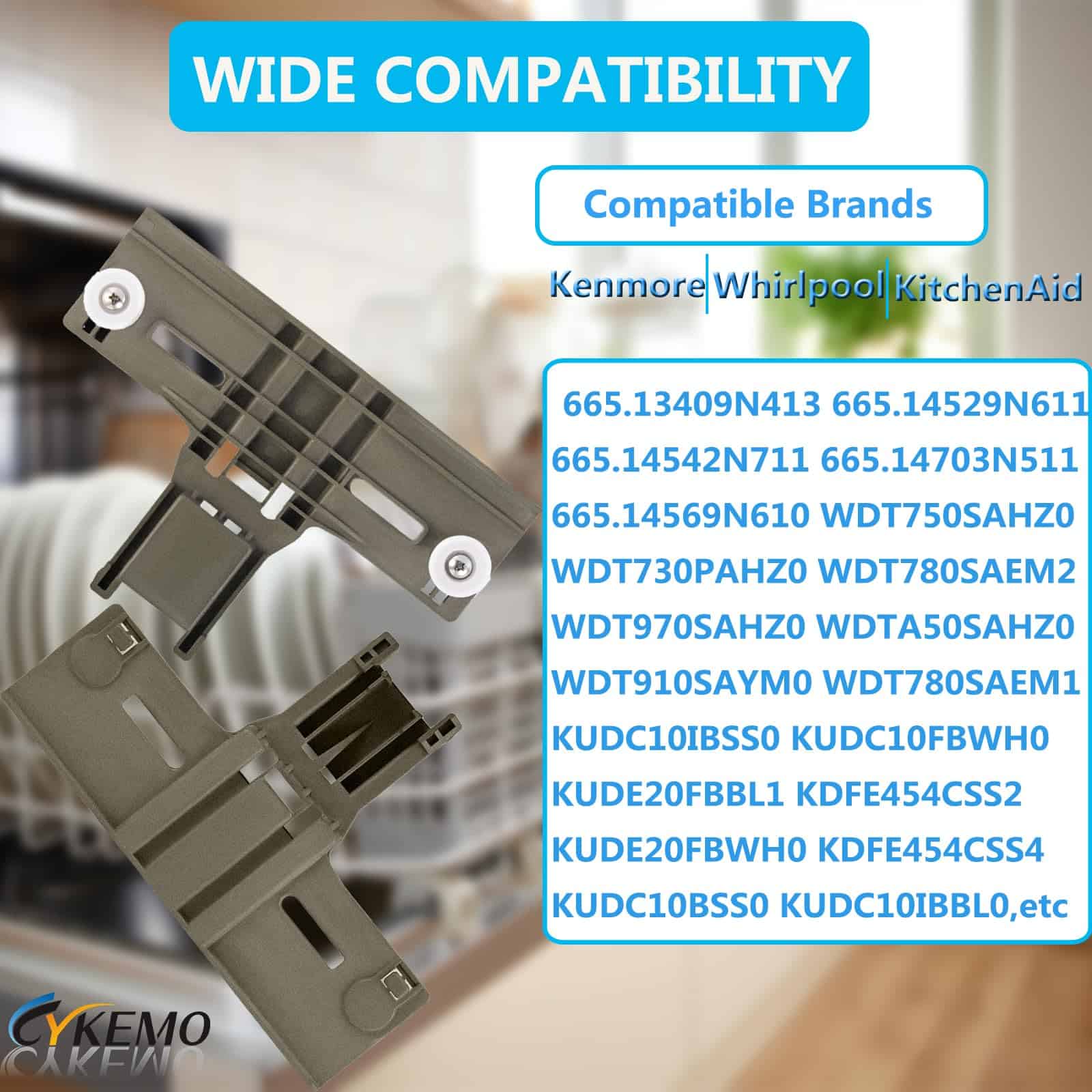 Ajustador de rejilla superior para lavavajillas W10350375 - Imagen 7