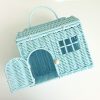 Cesta en forma de casa de ratán Rool, regalo de juguete