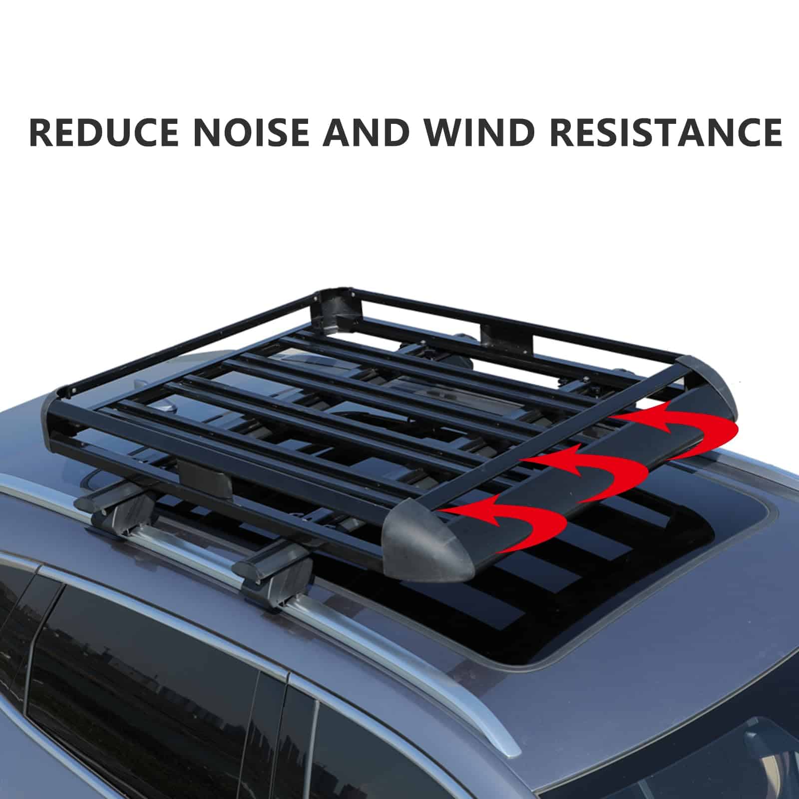 YHAAVALE 50" Canasta de Carga para Techo de Acero, Canasta - Imagen 5