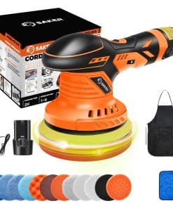 Pulidora Inalámbrica Saker, 6 Pulgadas Kit de Pulido de