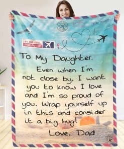 Regalos de hija de papá - para mi hija, Manta para hija -