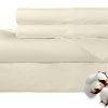 Juego de sábanas de algodón peinado de 300 hilos 100 % de