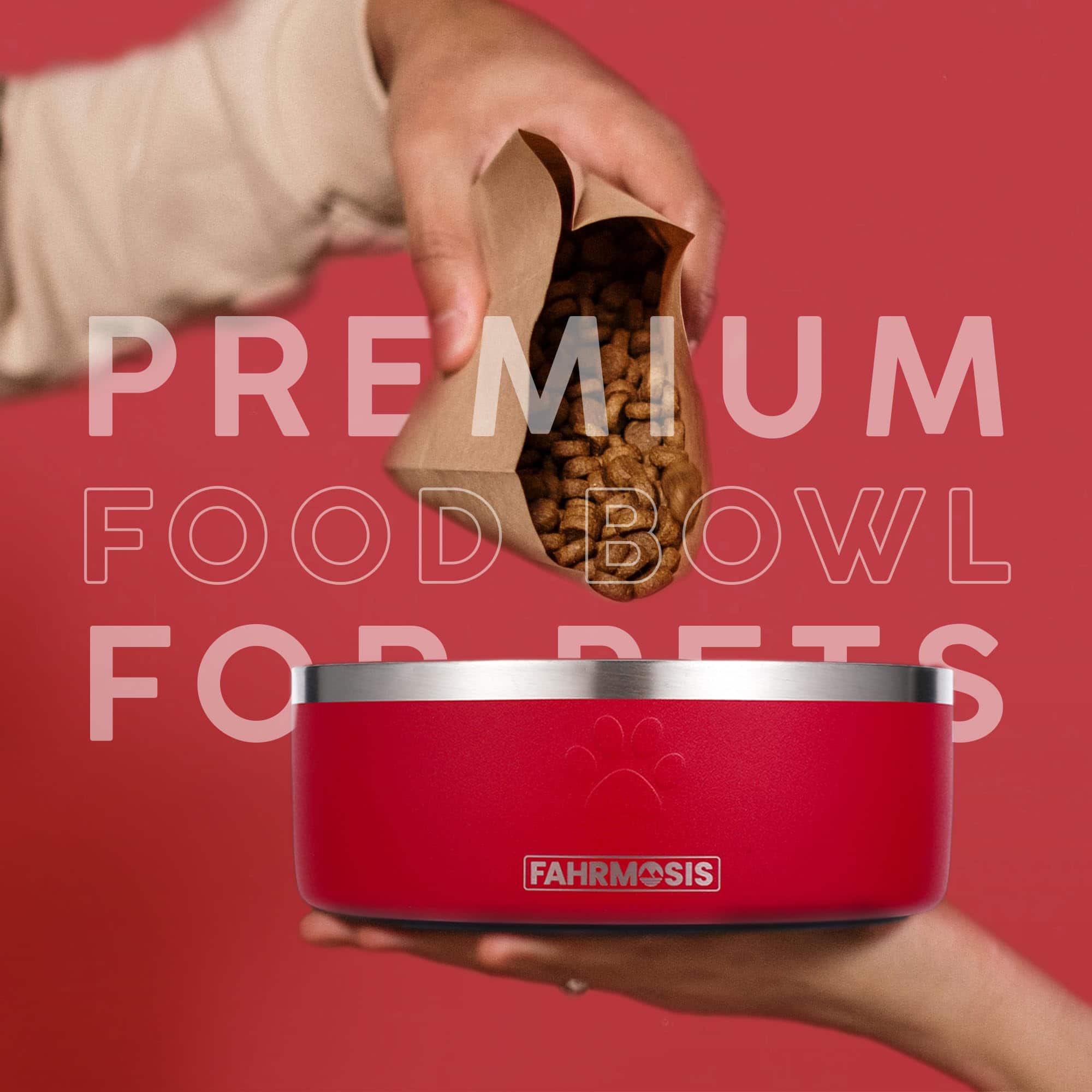 FAHRMOSIS 32 OZ Dog Bowl with Slow Feeder Insert | Tazones - Imagen 7