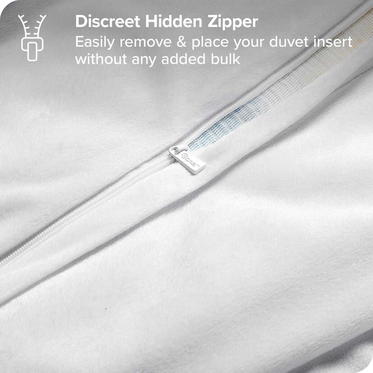 Bare Home Shaggy Fleece Funda de Edredón Tamaño Extra Largo - Imagen 7