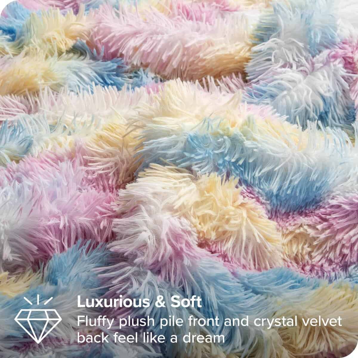 Bare Home Shaggy Fleece Funda de Edredón Tamaño Extra Largo - Imagen 4