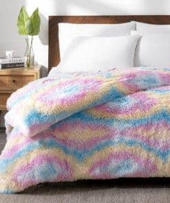 Bare Home Shaggy Fleece Funda de Edredón Tamaño Extra Largo