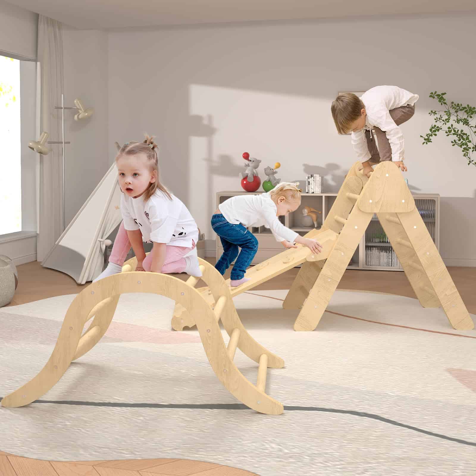 Juguetes de Escalada para Niños en Interiores UROSULO, - Imagen 8