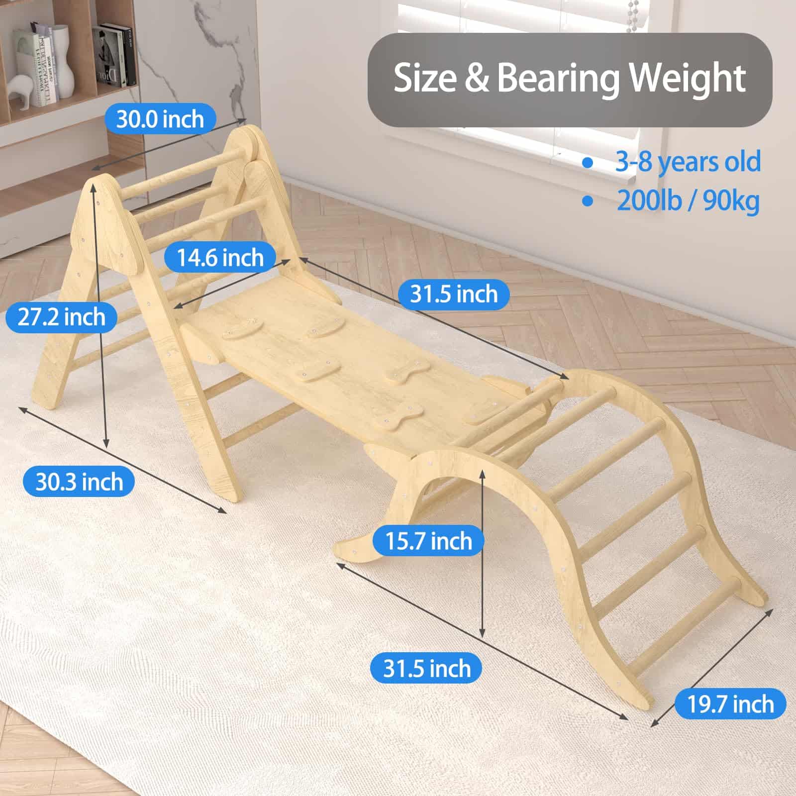 Juguetes de Escalada para Niños en Interiores UROSULO, - Imagen 7