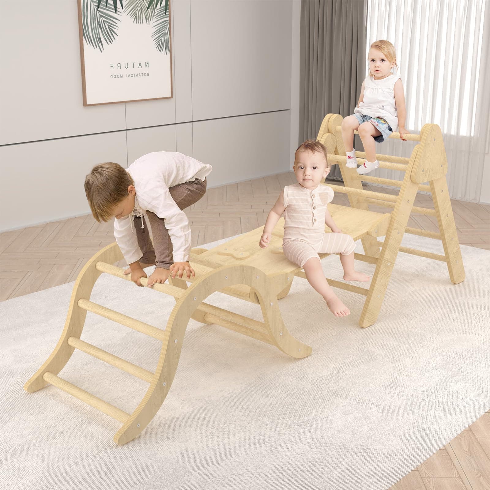 Set de Triángulo Pikler UROSULO - Gimnasio de -Piezas 03