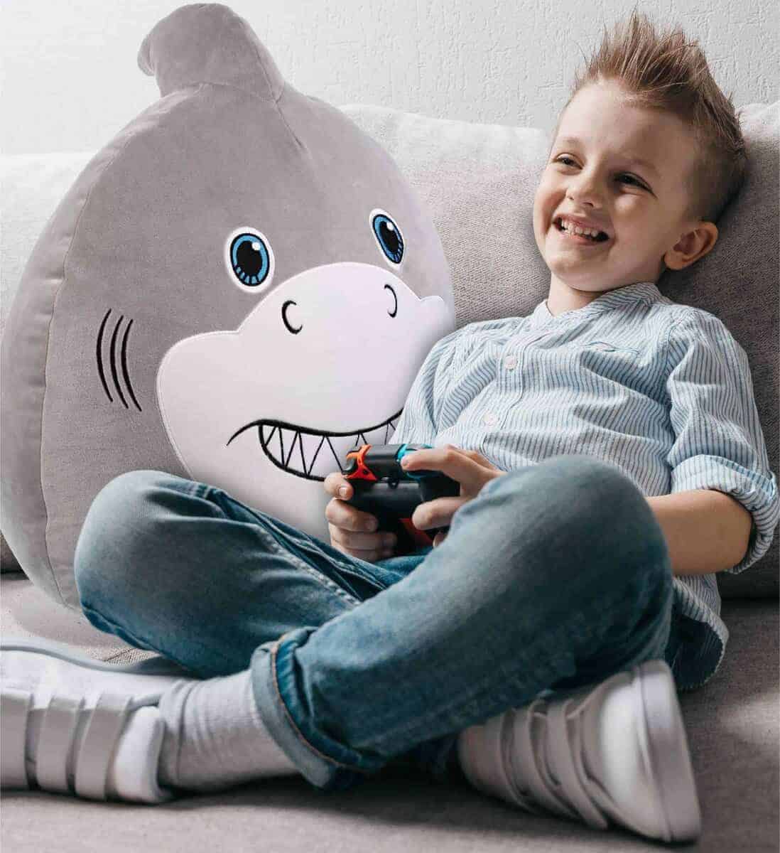 Peluche de tiburón DolliBu Snug Mooshies - Juguete de felpa - Imagen 7