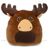 DolliBu Snug Mooshies Moose Animal de Peluche - Grande y