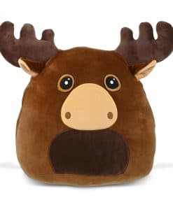 DolliBu Snug Mooshies Moose Animal de Peluche - Grande y