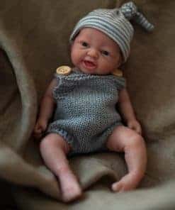 MYREBABY Muñeco Reborn de 7 Pulgadas - Muñeco de Silicona