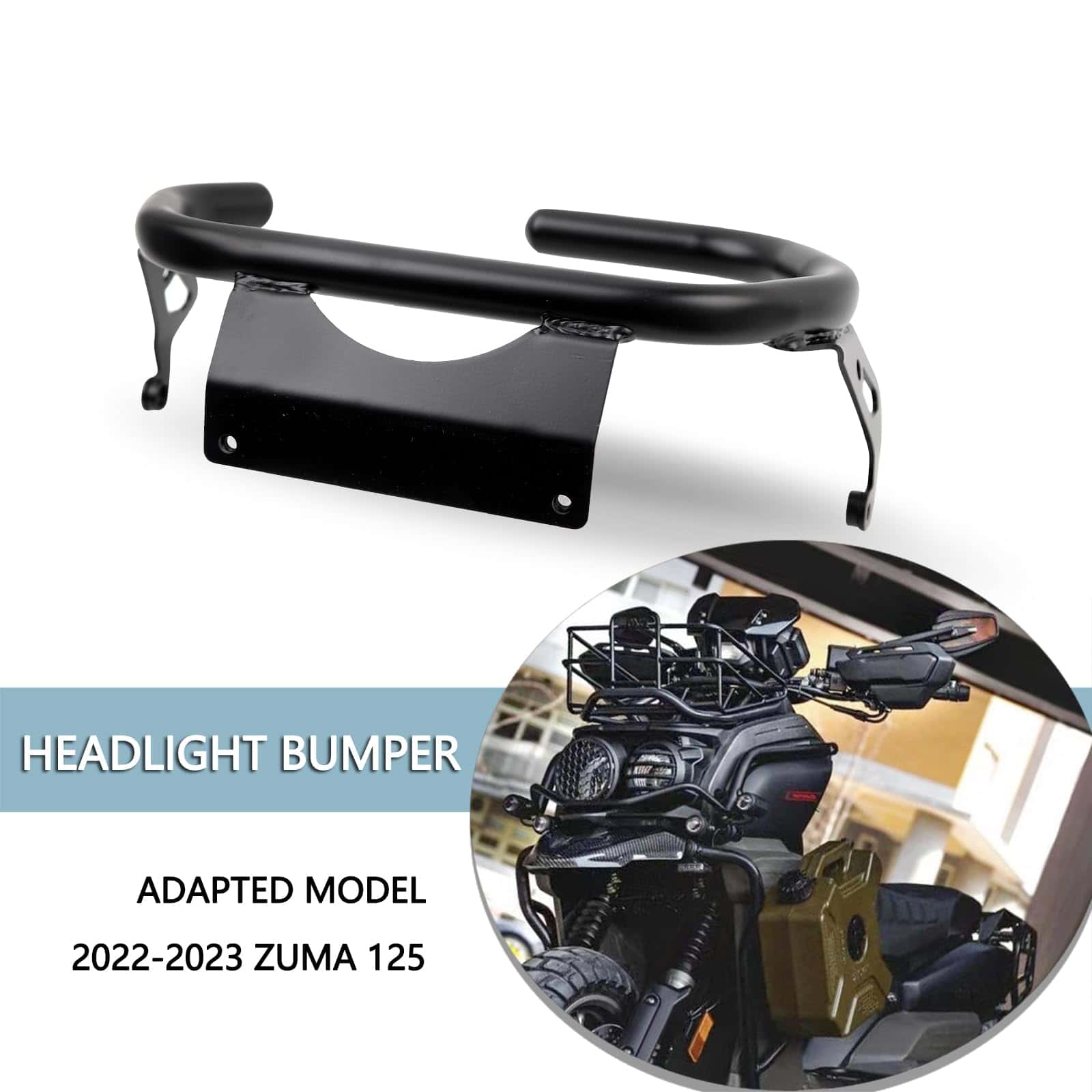 Protector de Faro Delantero para Motocicleta en Material de - Imagen 4