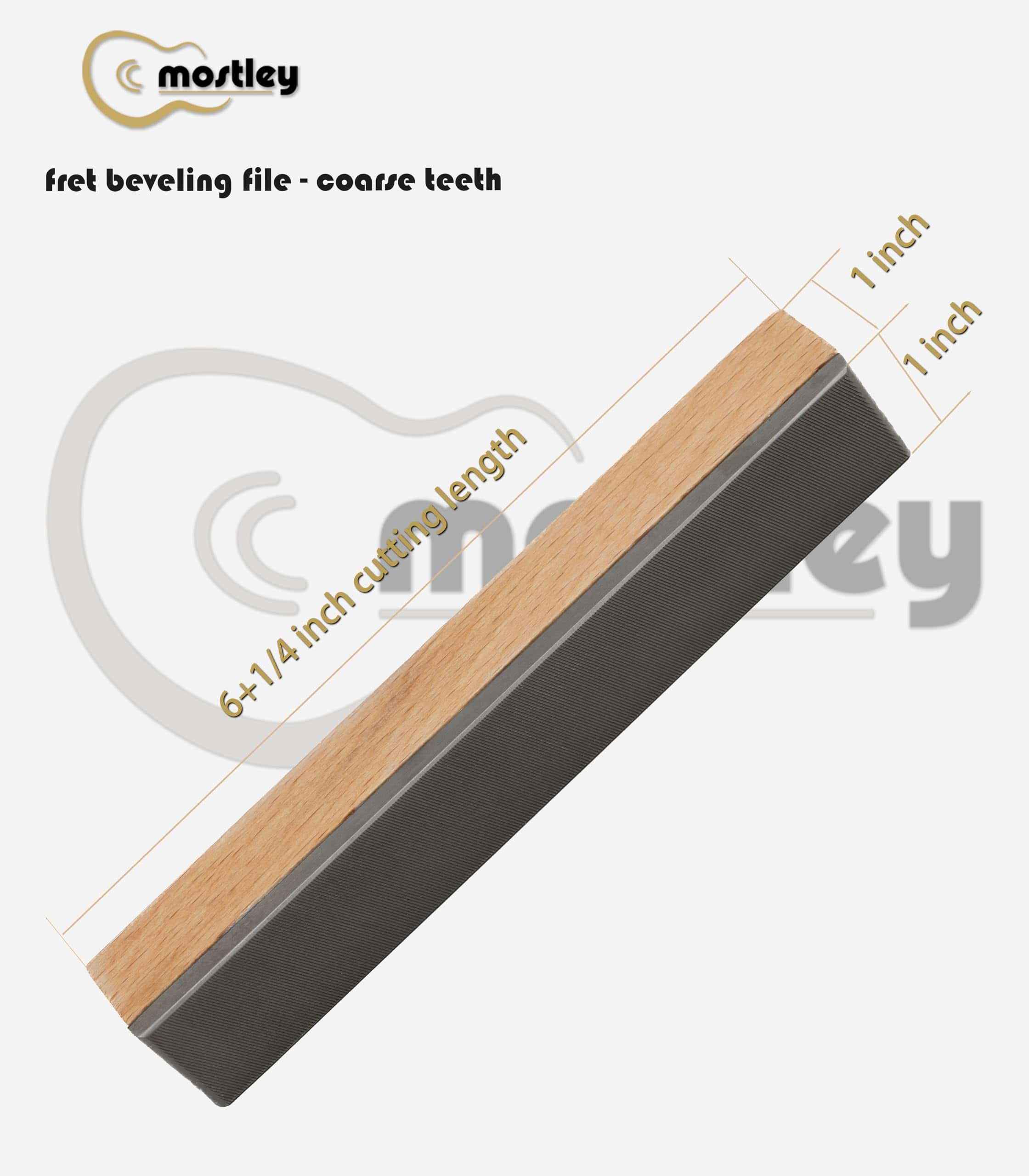 Lima Niveladora de Trastes para Guitarra de Bajo con - Imagen 8