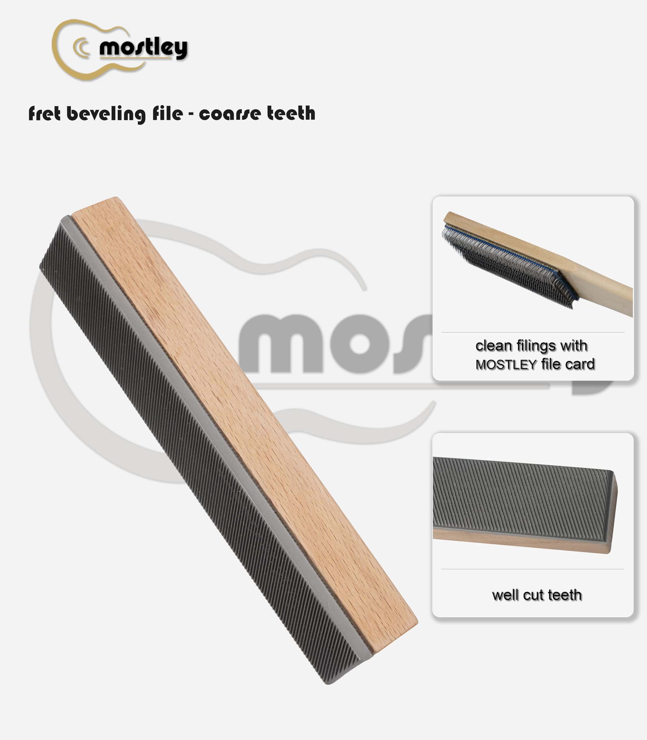 Lima Niveladora de Trastes para Guitarra de Bajo con - Imagen 6