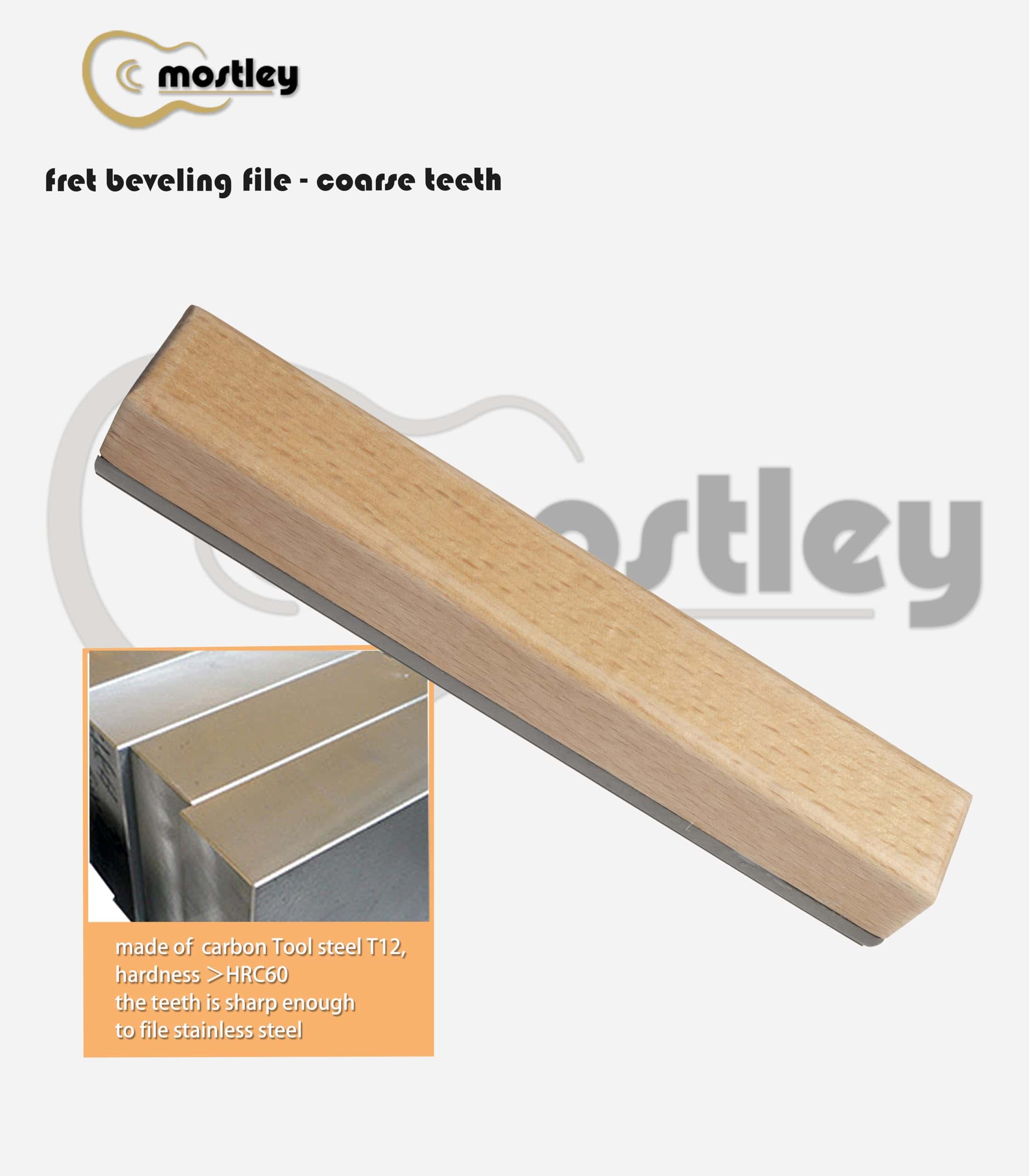 Lima Niveladora de Trastes para Guitarra de Bajo con - Imagen 7