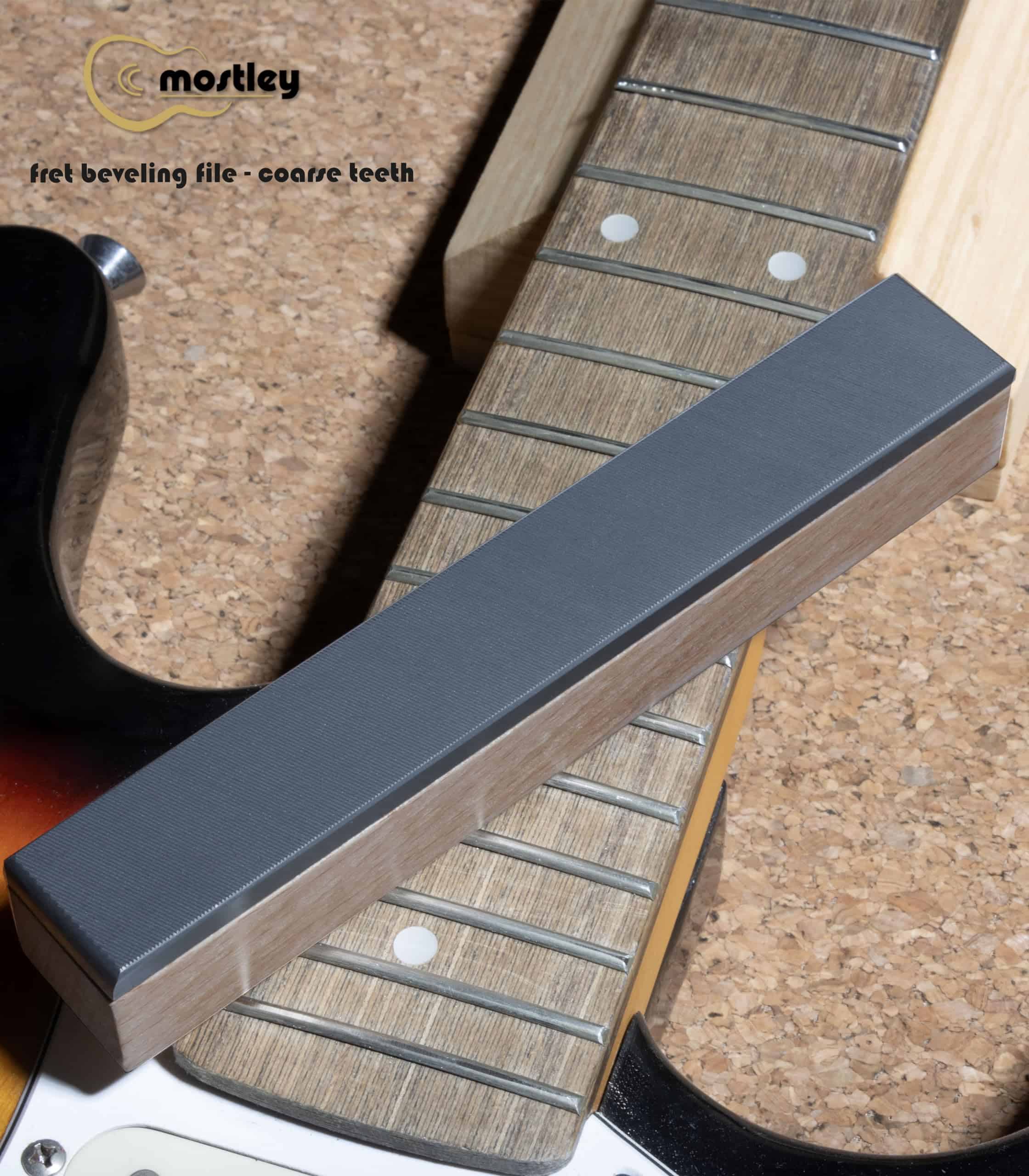 Lima Niveladora de Trastes para Guitarra de Bajo con - Imagen 3