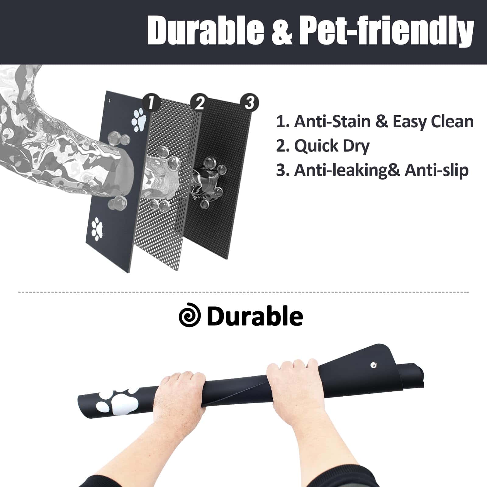 Tapete absorbente para alimentación de mascotas - Tapete - Imagen 7