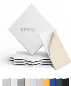 Panel de Espuma Insonorizante Autoadhesivo Berlai 8 Pack,