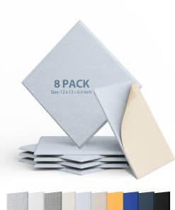 Paquete de 8 Paneles Acústicos Berlai Autoadhesivos Panel