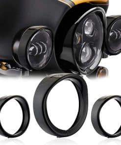 AILMOTO 7" Visera del anillo de guarnición del faro + 4.5"