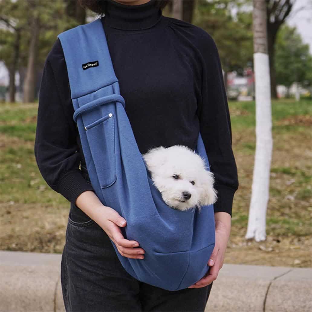 Bolso de Hombro Portador con Correa para Perros Leconpet - Imagen 4