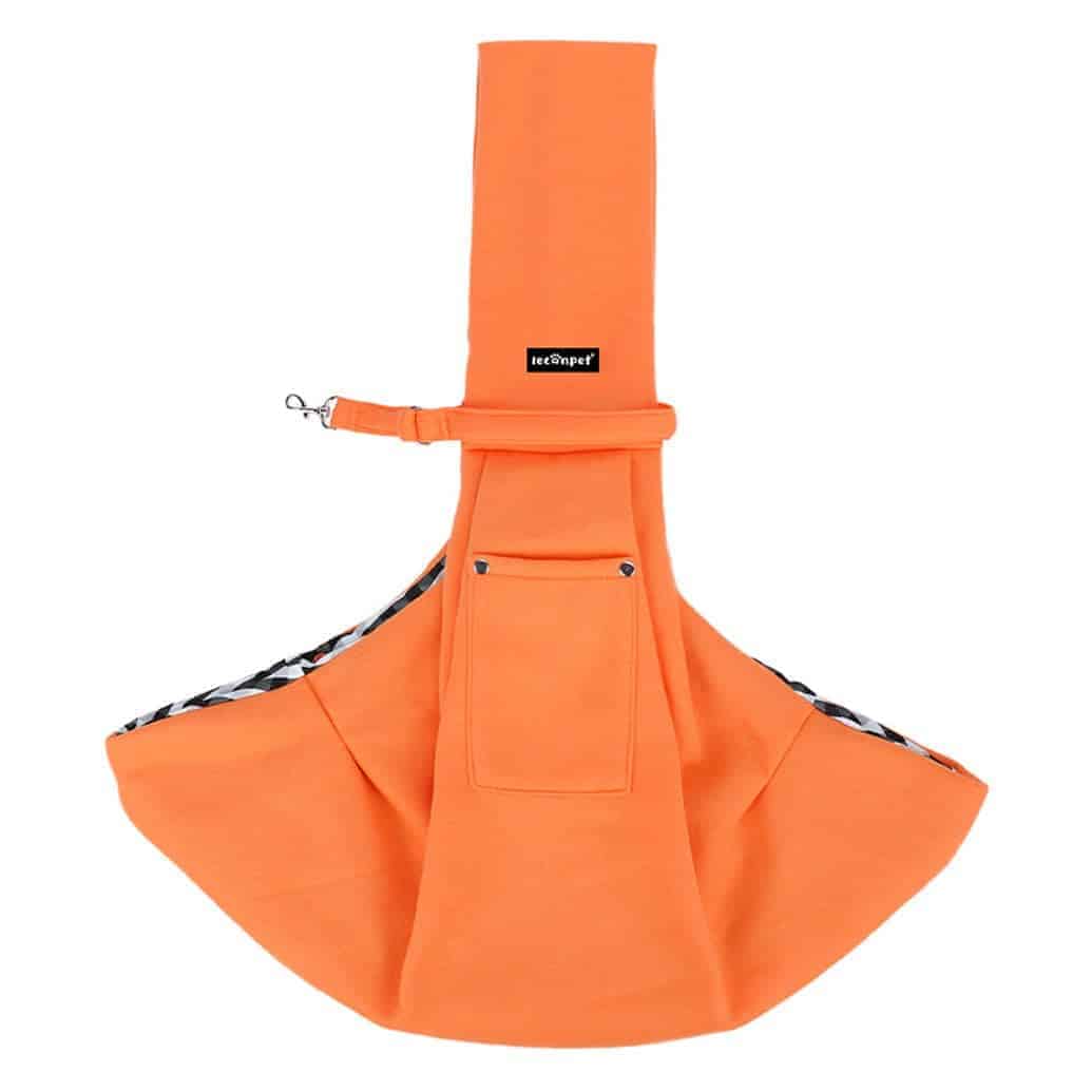 Bolso de hombro portador para perros Leconpet con bolsillo