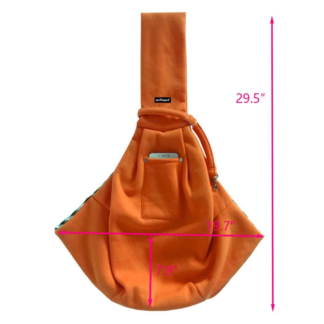 Bolso de hombro portador para perros Leconpet con bolsillo - Imagen 4