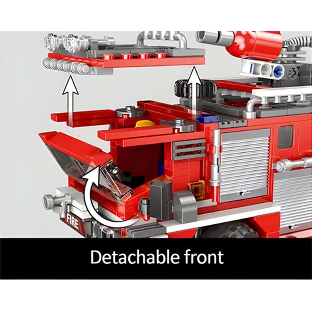 Set de Bloques de Construcción BYWbricks Ciudad Camión de - Imagen 4