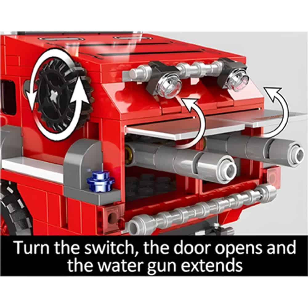 Set de Bloques de Construcción BYWbricks Ciudad Camión de - Imagen 7