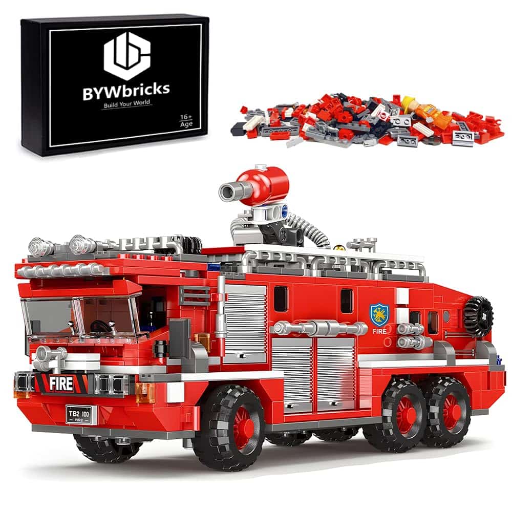 Set de Bloques de Construcción BYWbricks Ciudad Camión de