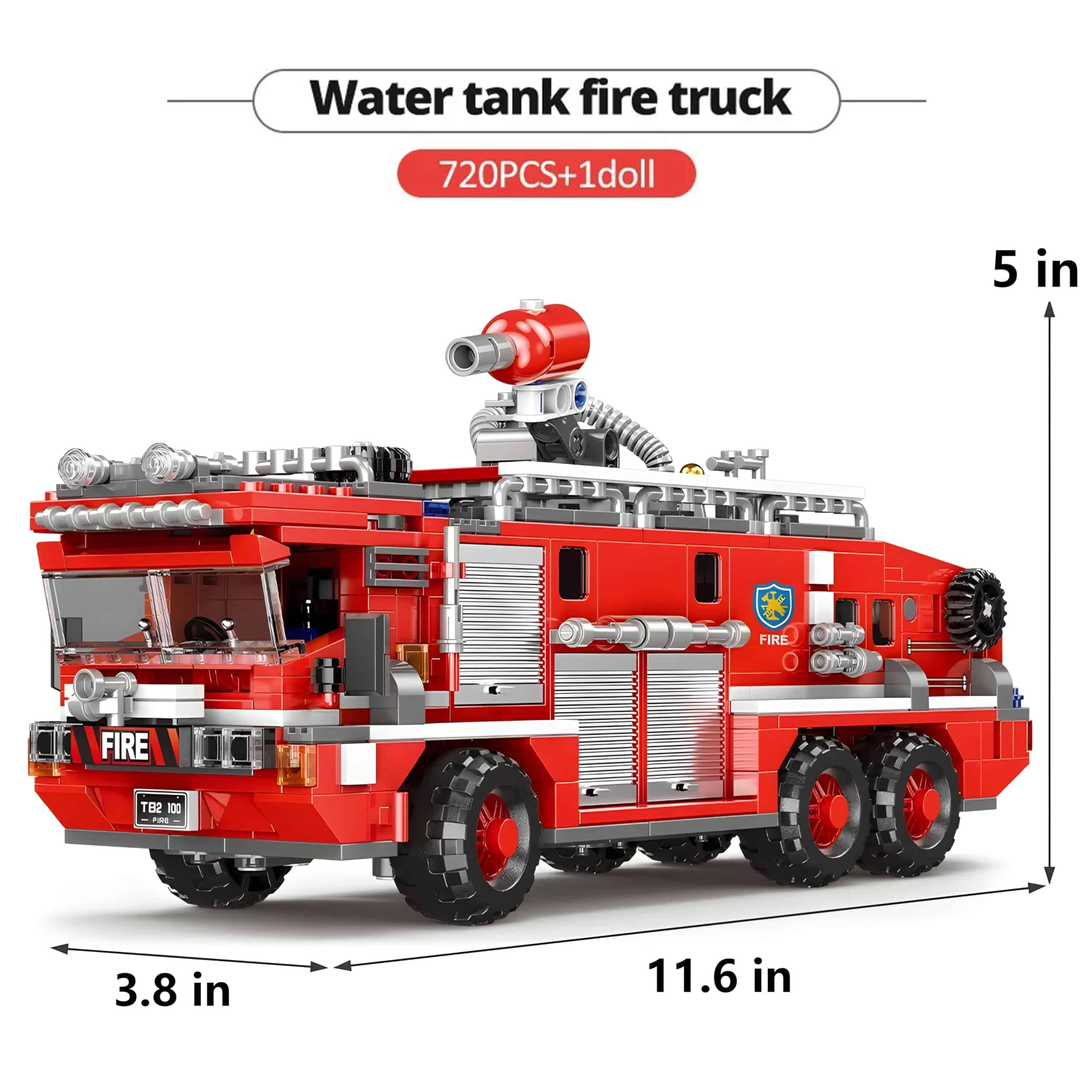 Set de Bloques de Construcción BYWbricks Ciudad Camión de - Imagen 3
