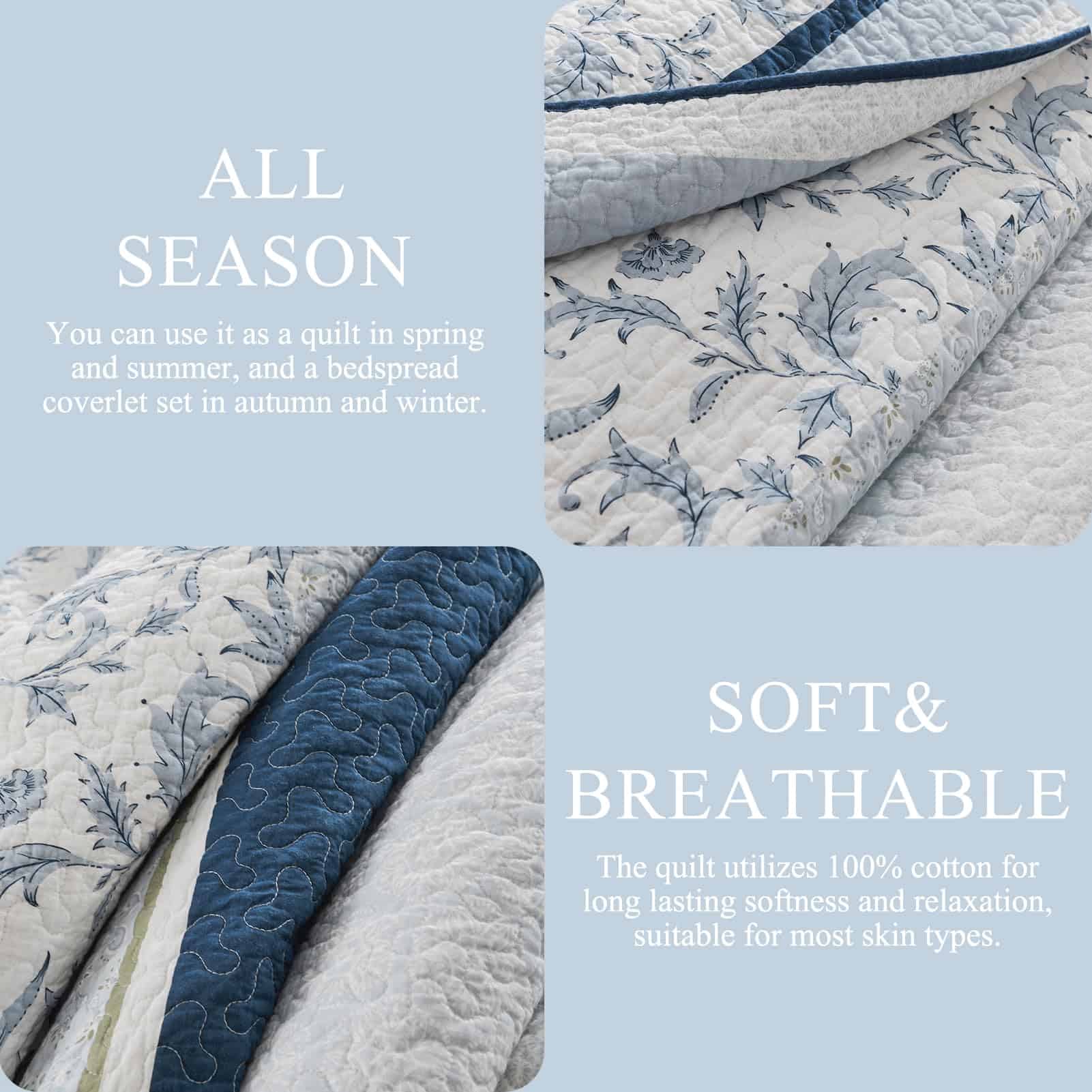 Edredones King Size a Rayas DDUOXIN - Edredón King - Imagen 7