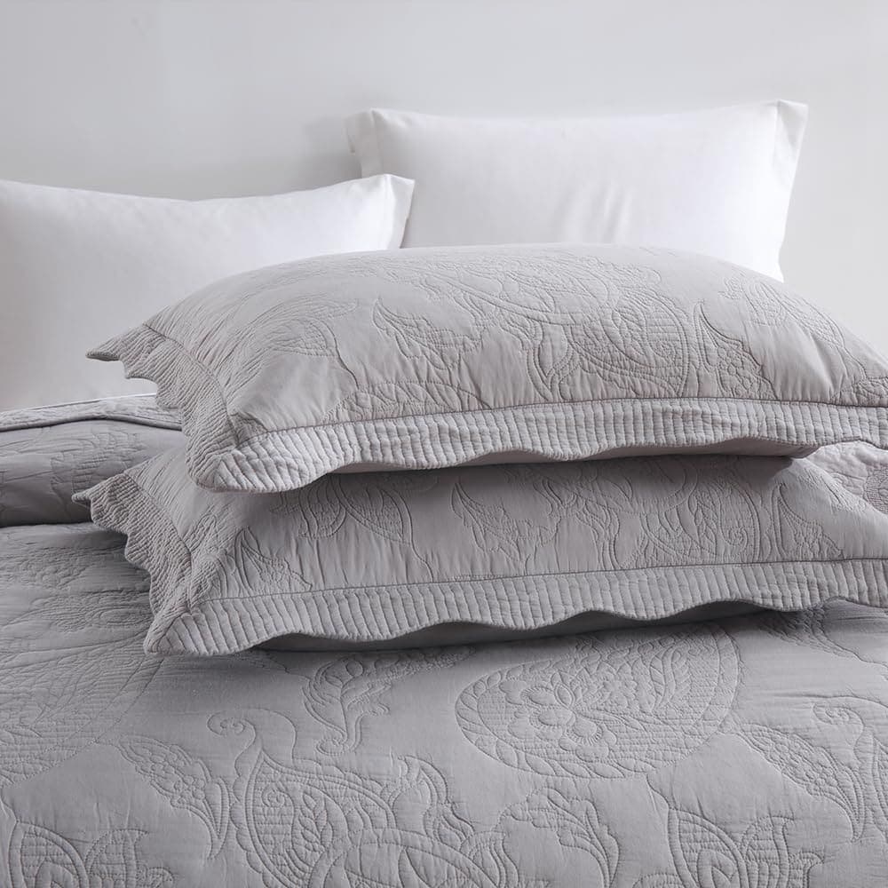 Colcha de Cama de Algodón ENASAL, Juego de Cama King Size, - Imagen 4