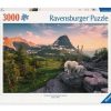 Ravensburger Puzzle 12000809 - Almbock con Bebé - Puzzle de