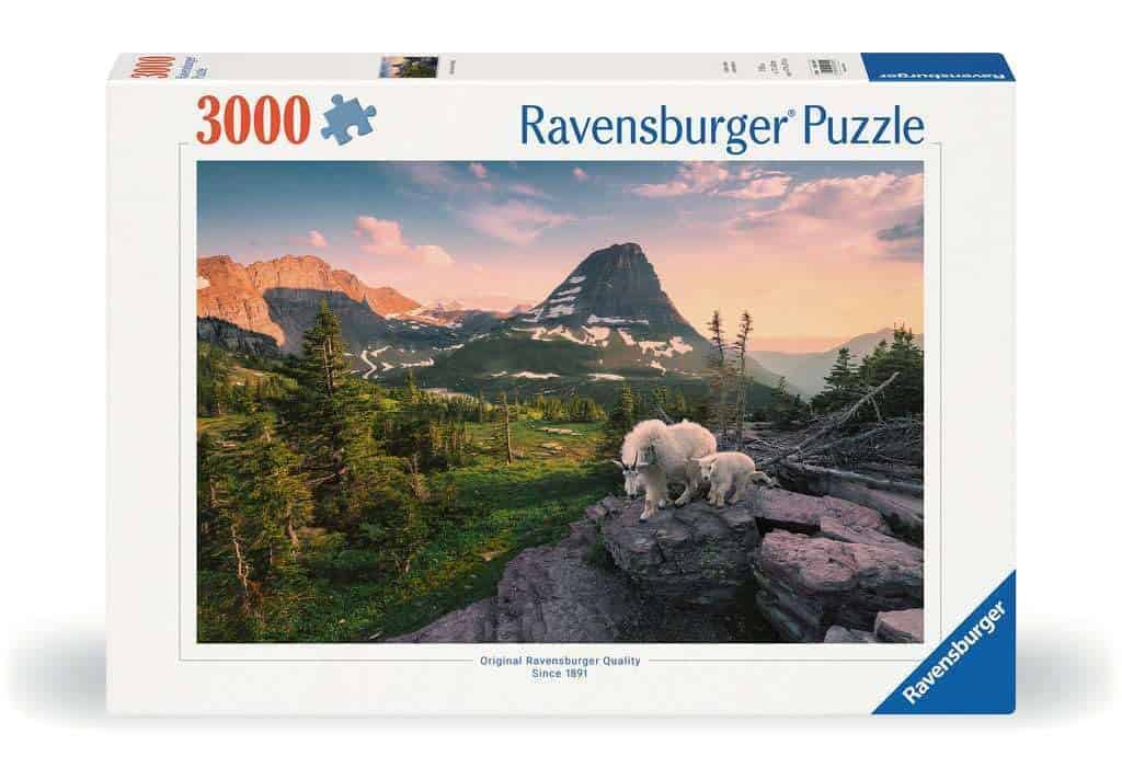 Ravensburger Puzzle 12000809 - Almbock con Bebé - Puzzle de