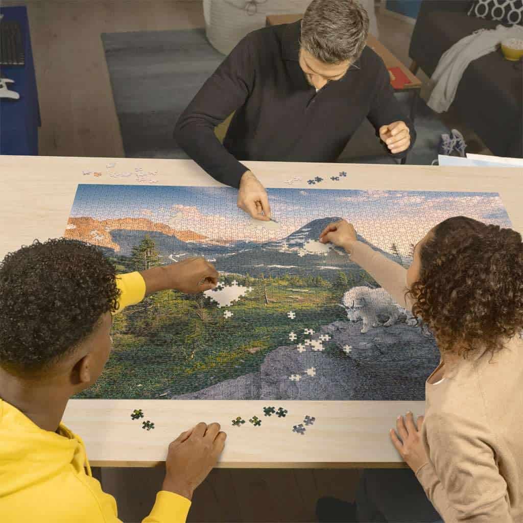 Ravensburger Puzzle 12000809 - Almbock con Bebé - Puzzle de - Imagen 4