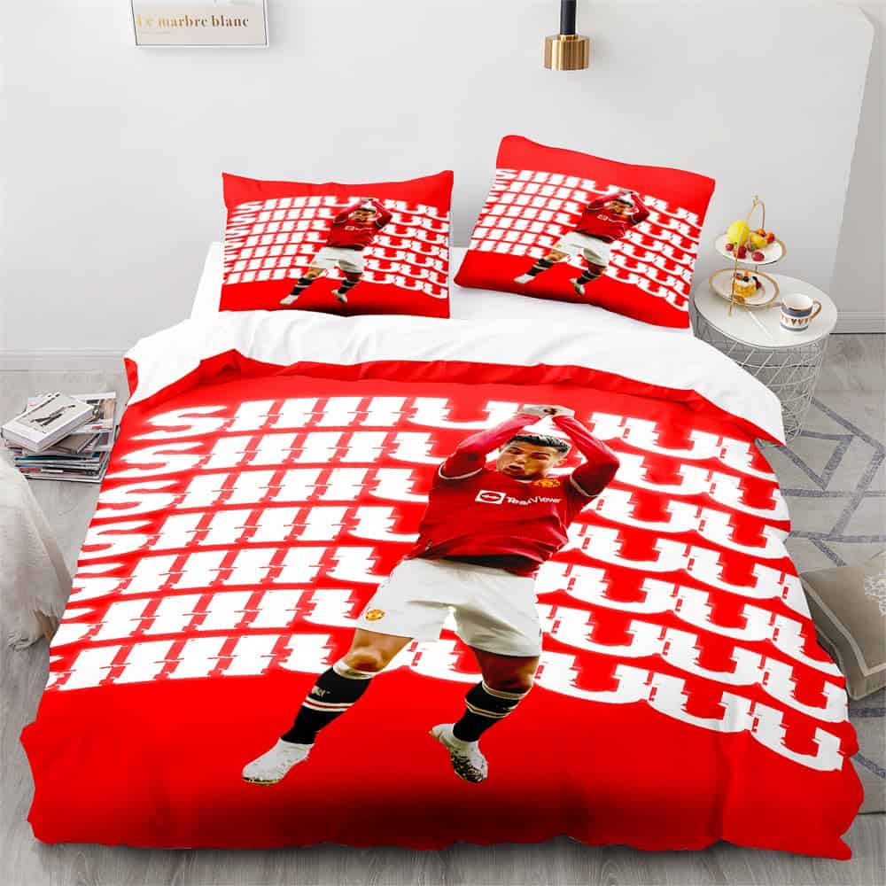 Set de Ropa de Cama para Fútbol, Juego de Funda Nórdica con