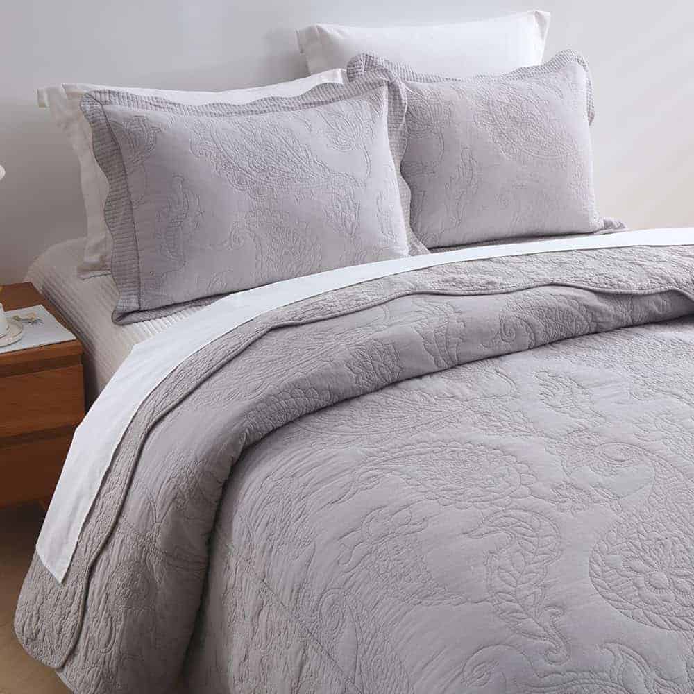 Colcha de Cama de Algodón ENASAL, Juego de Cama King Size, - Imagen 3