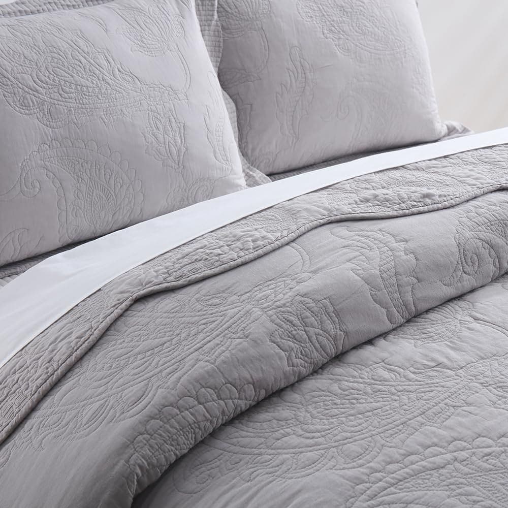 Colcha de Cama de Algodón ENASAL, Juego de Cama King Size, - Imagen 8