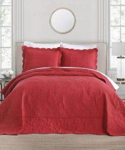 Colcha de Cama de Jacquard de Algodón ENASAL Juego de Ropa