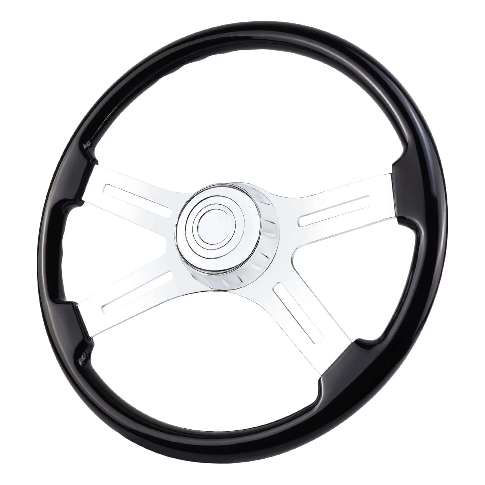 Volante de Dirección de Camión de Madera Maciza de 18"