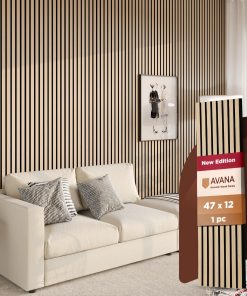 Paneles de Pared Acústicos de Madera Avana Modernos - 47.2