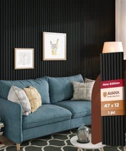 Paneles de Pared de Madera Acústicos Avana � -Negro Natural