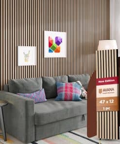 Paneles de Pared de Madera Acústicos Avana � -Roble Blanco