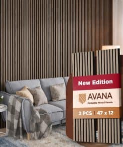 Paneles de Pared Acústicos Avana - 47.2 X 12.6 Pulgadas -