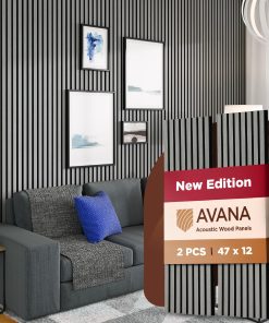 Paneles de Pared de Madera Acústicos Avana � -Gris