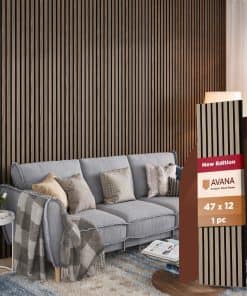 Paneles de Pared Acústicos Modernos de Avana - 47.2 X 12.6