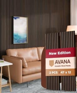 Paneles de Pared Acústicos Avana - 47.2 x -Roble Nogal Oscur